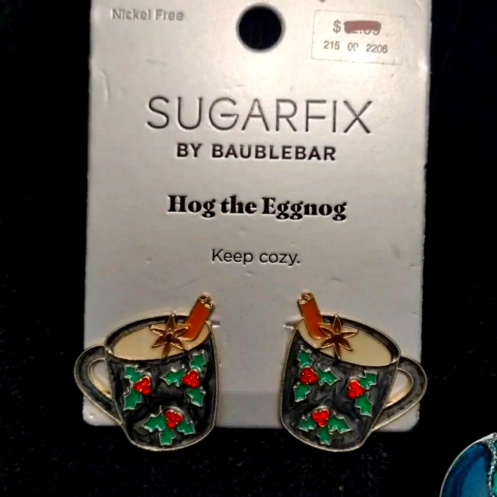 Sugerfix by baublebarfestive holiday earrings